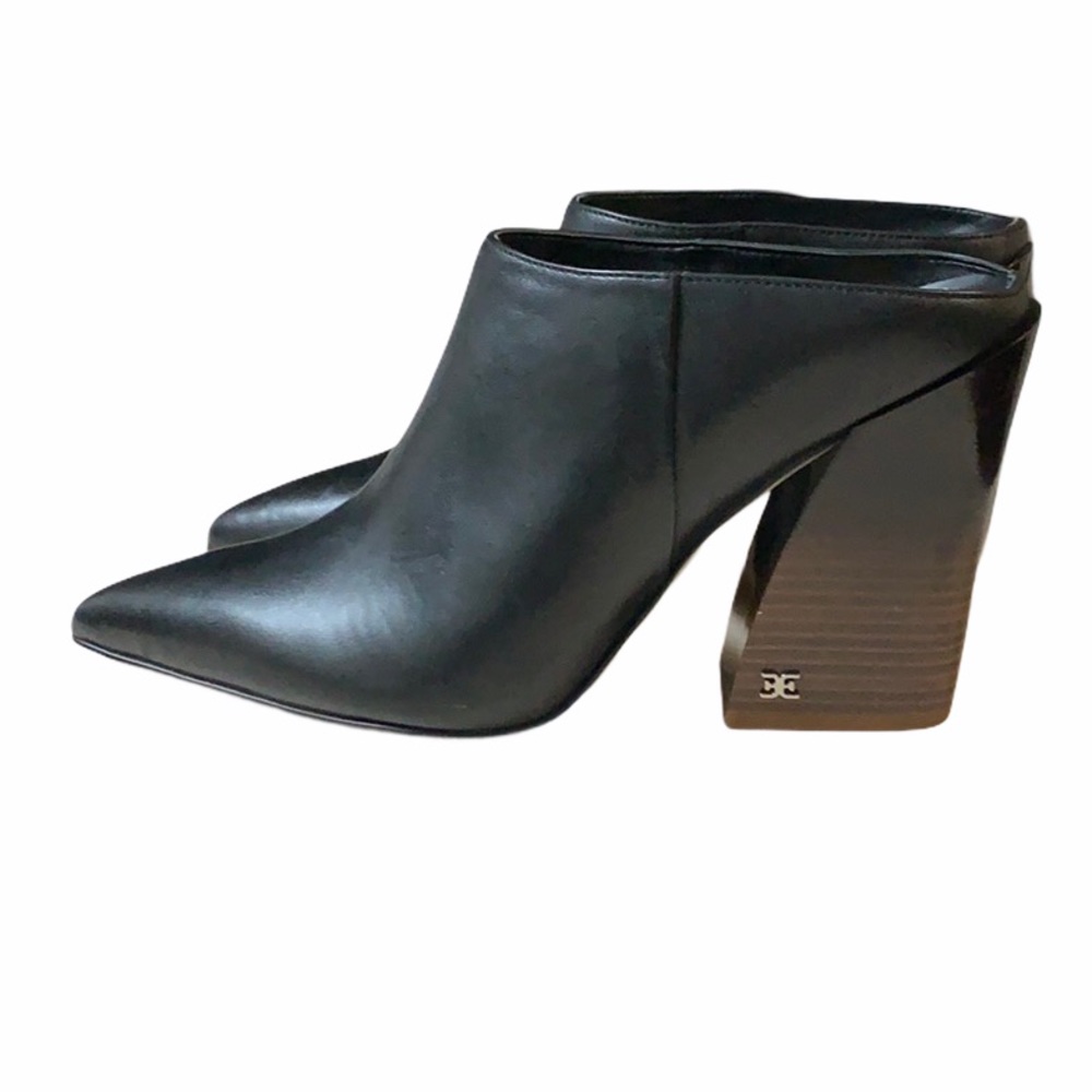 Sam Edelman Reverie Heeled Leather Mules Size 8.5